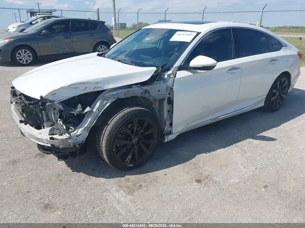 1HGCV2F98MA002760 — 2021 Honda Accord, фото 2 с аукциона IAAI, Передняя часть