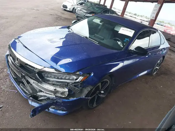 1HGCV1F46MA113161 — 2021 Honda Accord, фото 2 с аукциона IAAI, Передняя часть