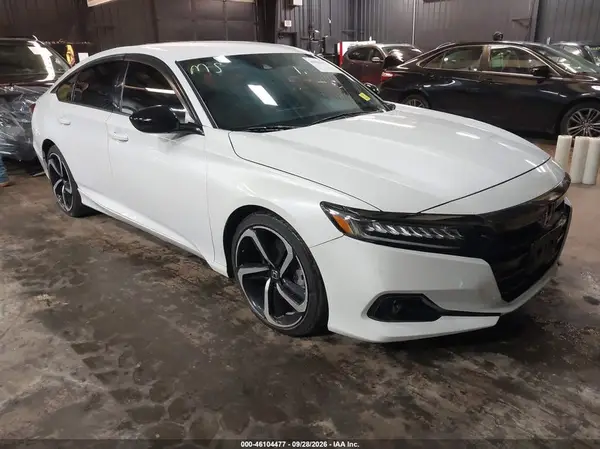 1HGCV1F37NA050547 — 2022 Honda Accord, Угон (Theft), фото до ремонта