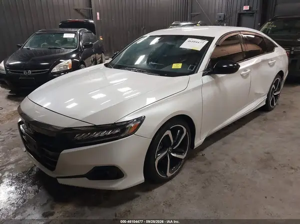 1HGCV1F37NA050547 — 2022 Honda Accord, фото 2 с аукциона IAAI, Угон