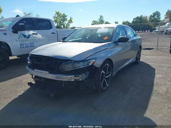 1HGCV3F21NA026621 — 2022 Honda Accord, фото 2 с аукциона IAAI 12.10.2026, Передняя часть