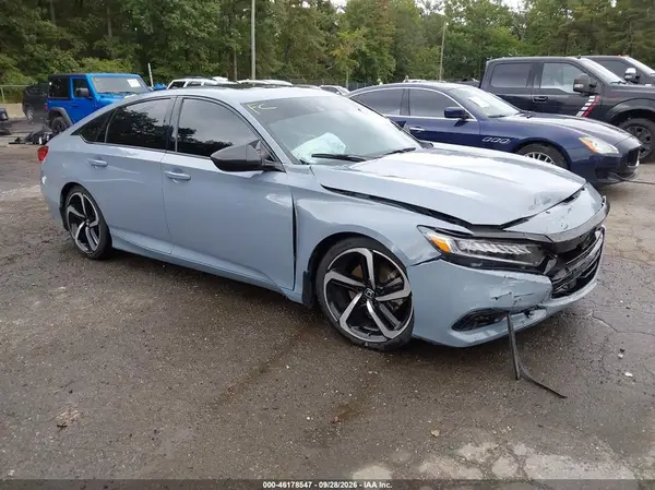 1HGCV2F31NA000734 — 2022 Honda Accord, Передняя часть (Front End), фото до ремонта