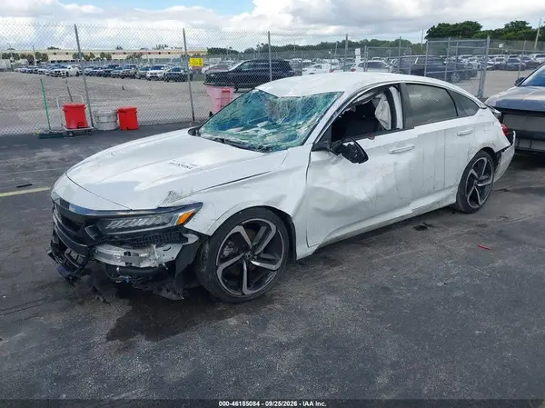 1HGCV1F33NA112056 — 2022 Honda Accord, фото 2 с аукциона IAAI, Повреждения со всех сторон
