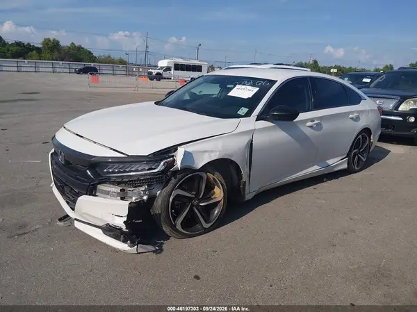 1HGCV1F45NA062799 — 2022 Honda Accord, фото 2 с аукциона IAAI, Передняя часть слева