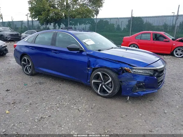 1HGCV1F47NA037371 — 2022 Honda Accord, Передняя часть (Front End), фото до ремонта