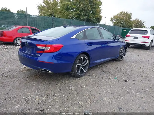 2022 HONDA ACCORD VIN 1HGCV1F47NA037371 фото 4