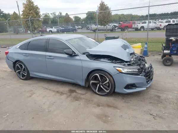 1HGCV2F32NA011998 — 2022 Honda Accord, Передняя часть (Front & Rear), фото до ремонта