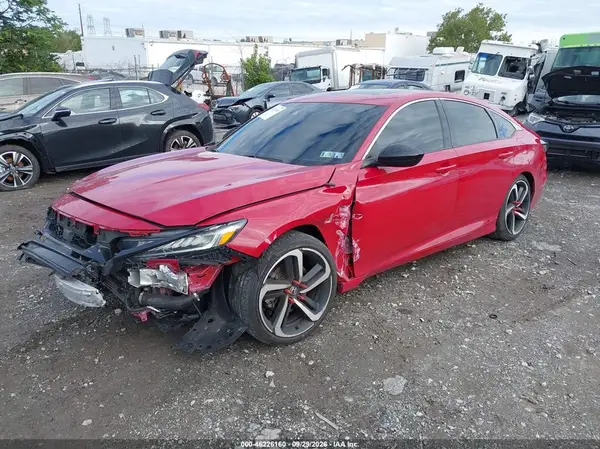 1HGCV2F38NA012458 — 2022 Honda Accord, фото 2 с аукциона IAAI, Передняя часть