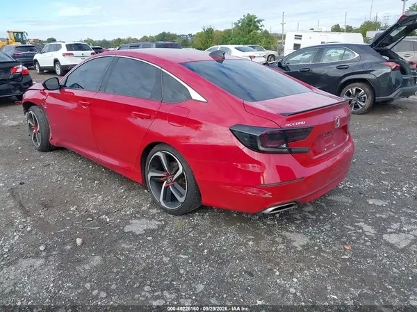1HGCV2F38NA012458 — 2022 Honda Accord, фото 3 с аукциона IAAI, Передняя часть