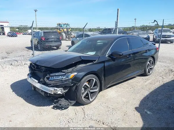 1HGCV1F49NA102236 — 2022 Honda Accord, фото 2 с аукциона IAAI, Передняя часть