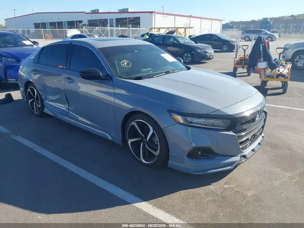 1HGCV2F38NA019507 — 2022 Honda Accord, Задняя часть (Rear), фото до ремонта