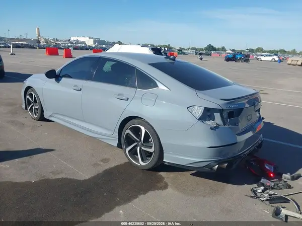 1HGCV2F38NA019507 — 2022 Honda Accord, фото 3 с аукциона IAAI, Задняя часть