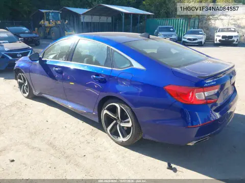 2022 Honda Accord Sport VIN 1HGCV1F34NA084557 фото 4