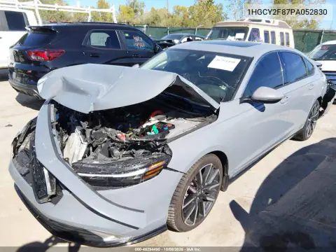 2023 Honda Accord Hybrid Touring VIN 1HGCY2F87PA052830 фото 2