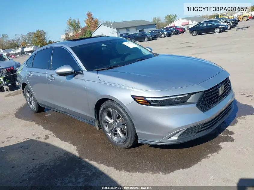 1HGCY1F38PA001657 — 2023 Honda Accord, фото 2 с аукциона IAAI, Крыша
