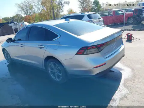 1HGCY1F38PA001657 — 2023 Honda Accord, фото 4 с аукциона IAAI, Крыша