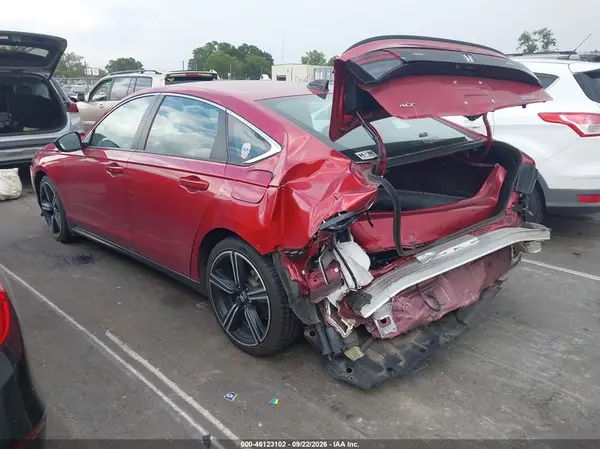 1HGCY2F50RA075990 — 2024 Honda Accord, фото 3 с аукциона IAAI, Передняя и задняя части