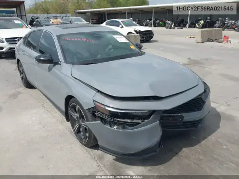 2024 Honda Accord Hybrid Sport VIN 1HGCY2F56RA021545 фото 2