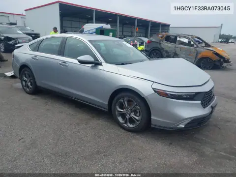 1HGCY1F33RA073045 — 2024 Honda Accord, Передняя часть, фото до ремонта