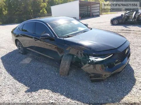 1HGCY2F67RA071556 — 2024 Honda Accord, Передняя часть, фото до ремонта