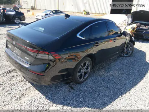 2024 Honda Accord Hybrid Ex-L VIN 1HGCY2F67RA071556 фото 4