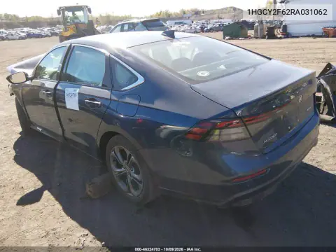2024 Honda Accord Hybrid Ex-L VIN 1HGCY2F62RA031062 фото 3