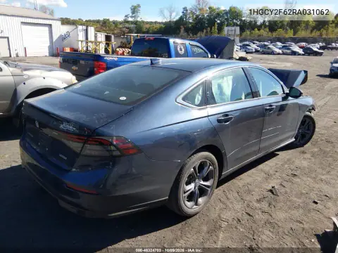 2024 Honda Accord Hybrid Ex-L VIN 1HGCY2F62RA031062 фото 4