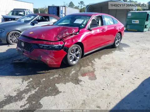 1HGCY1F36RA088252 — 2024 Honda Accord, фото 3 с аукциона IAAI, Левый и правый бока