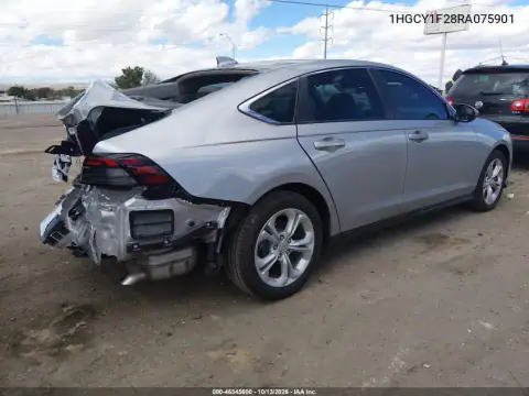 1HGCY1F28RA075901 — 2024 Honda Accord, фото 5 с аукциона IAAI, Задняя часть