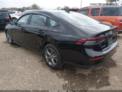 1HGCY1F36RA043652 — 2024 Honda Accord, фото 4 с аукциона IAAI, Задняя часть слева