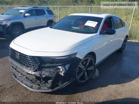 1HGCY2F55RA078822 — 2024 Honda Accord, фото 3 с аукциона IAAI, Передняя часть