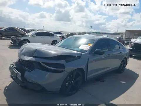 1HGCY2F79RA080946 — 2024 Honda Accord, фото 2 с аукциона IAAI, Передняя часть