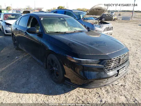 1HGCY1F41SA801184 — 2025 Honda Accord, Вода, фото до ремонта