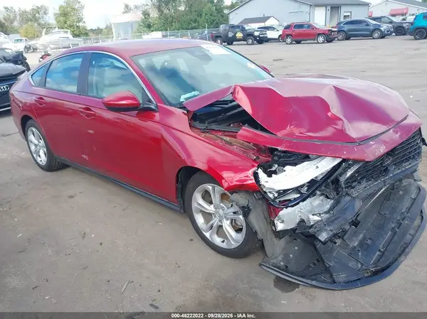 1HGCY1F20SA090303 — 2025 Honda Accord, Передняя часть (Front End), фото до ремонта