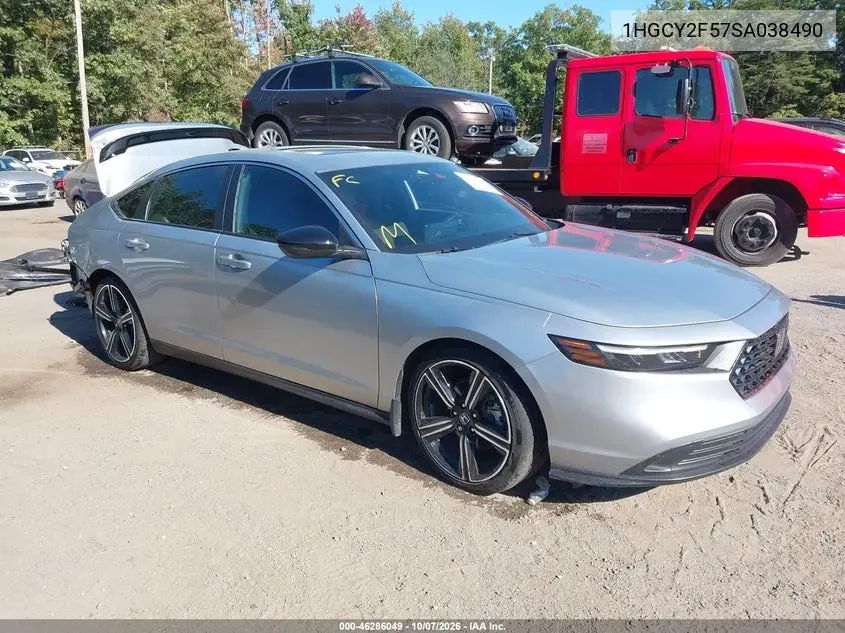 2025 Honda Accord Hybrid Sport VIN 1HGCY2F57SA038490 фото 2
