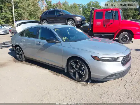 1HGCY2F57SA038490 — 2025 Honda Accord, Задняя часть, фото до ремонта