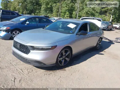 2025 Honda Accord Hybrid Sport VIN 1HGCY2F57SA038490 фото 3