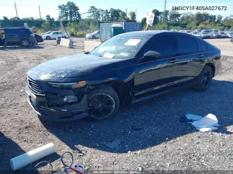2025 Honda Accord Se VIN 1HGCY1F40SA027672 фото 3