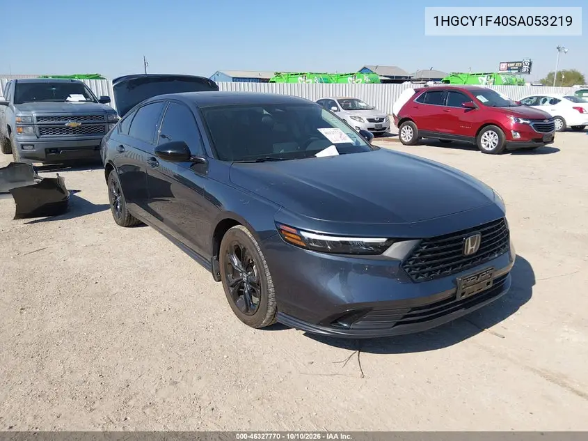 2025 Honda Accord Se VIN 1HGCY1F40SA053219 фото 2