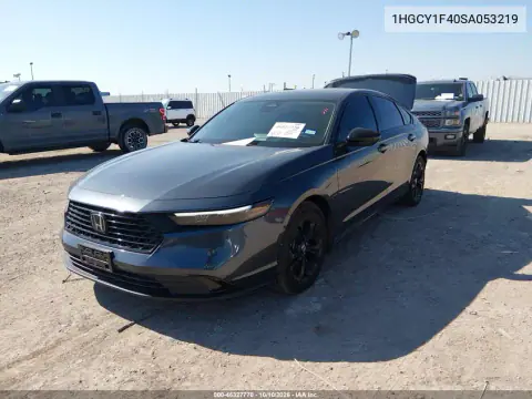 2025 Honda Accord Se VIN 1HGCY1F40SA053219 фото 3