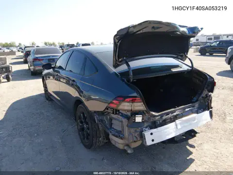 2025 Honda Accord Se VIN 1HGCY1F40SA053219 фото 4