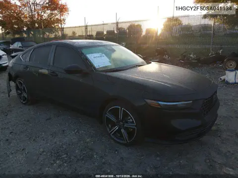 1HGCY2F50SA041134 — 2025 Honda Accord, Сзади, фото до ремонта