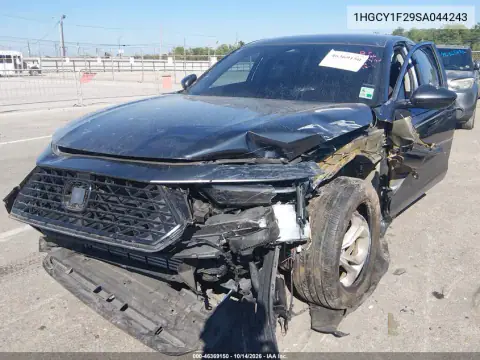 1HGCY1F29SA044243 — 2025 Honda Accord, фото 2 с аукциона IAAI, Передний левый