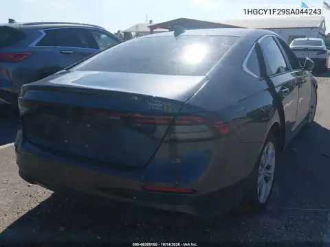 1HGCY1F29SA044243 — 2025 Honda Accord, фото 4 с аукциона IAAI, Передний левый