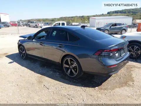 2026 Honda Accord Se VIN 1HGCY1F47TA004715 фото 4