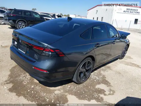 2026 Honda Accord Se VIN 1HGCY1F47TA004715 фото 5