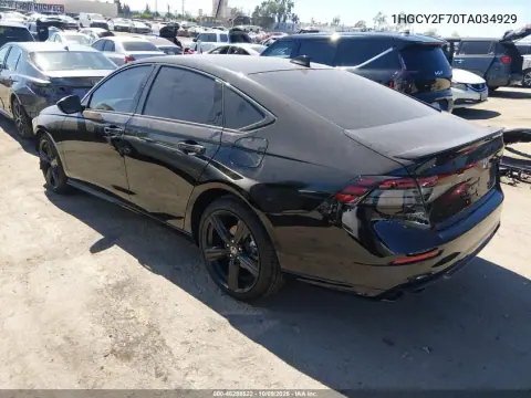 2026 Honda Accord Hybrid Sport-L VIN 1HGCY2F70TA034929 фото 4