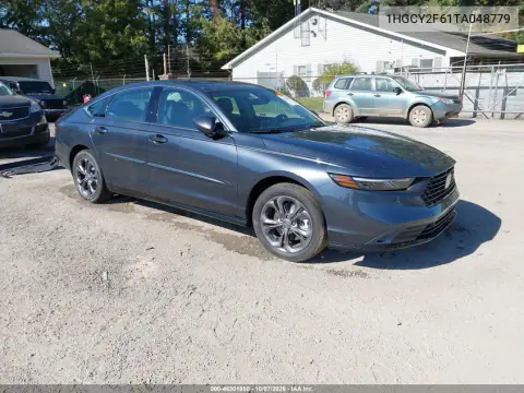 2026 Honda Accord Hybrid Ex-L VIN 1HGCY2F61TA048779 фото 1