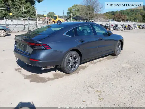 2026 Honda Accord Hybrid Ex-L VIN 1HGCY2F61TA048779 фото 4