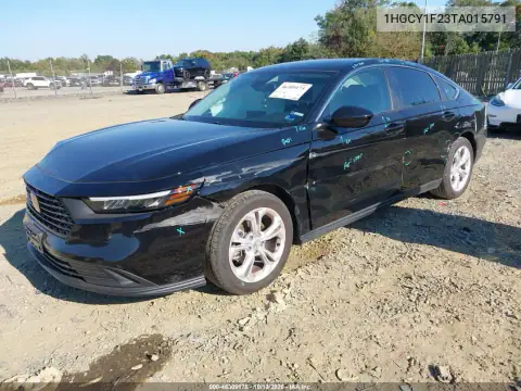 2026 Honda Accord Lx VIN 1HGCY1F23TA015791 фото 3